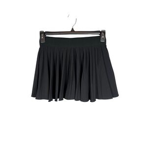 Aritzia Tna Move Micro Pleated Tennis Skirt, Black, Size Medium